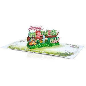 Tarjeta de felicitación emergente 3D con diseño floral para el Día de la Madre, para mamá, esposa, hermana, regalo del Día de la Madre - Product Image 2