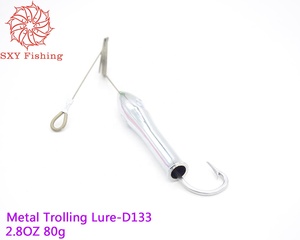 SXY FISHING Metall-Trolling-Köder Goldener Speerköder Großwildköder Großartiger Marlin-Köder DIY Jet Head Tiefsee-Angelköder D133 - Product Image 4