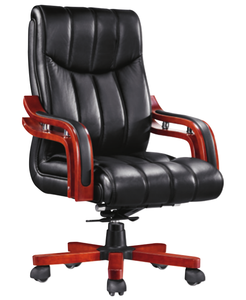 Silla de cuero de oficina tradicional ergonómica ejecutiva Material de cuero sintético duradero para reuniones y asientos de invitados - Product Image 5