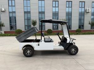 Camion électrique de qualité supérieure, UTV 2 places, chariot de golf avec benne de chargement, benne basculante automatique, capacité de charge de 500 kg, camion de transport électrique - Product Image 5