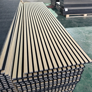 Panneau acoustique en bois pour intérieur, panneau insonorisant, panneau mural à lattes en placage de chêne, panneau acoustique Wand, Panelen Acoustic Panelen - Product Image 3