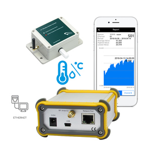 IOT Solutions lorawan เทอร์โมสตัทอัจฉริยะเซ็นเซอร์อุณหภูมิและความชื้นไร้สาย - Product Image 1