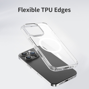 Funda protectora ROCK Crystal Series con transparencia de carga inalámbrica para iPhone 16 Series - Product Image 4