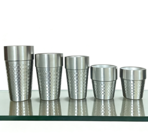 Tazza in Acciaio Inox 304 con Texture Martellata per Birra/Caffè/Succo, Ecologica per Uso in Ristoranti e Caffè - Product Image 3