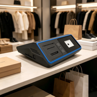 Terminal de point de vente tactile capacitif 10,1 pouces avec imprimante 58 mm, scanner, écran client 5 pouces, NFC, 4G, batterie et caisse enregistreuse
