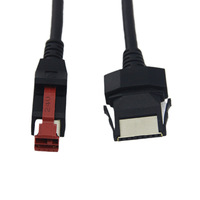 Câble d'imprimante POS USB alimenté 24V avec blindage tressé pour HP 430289-001