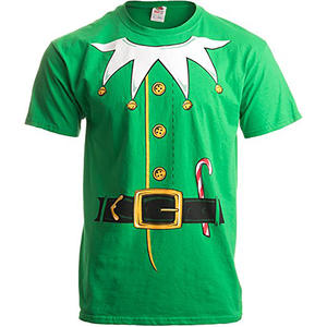 Unisex Custom Holiday Costume Tees Fun and Funny Christmas Novelty Shirts 100% Cotton Knitted Print T-Shirts for Men - Product Image 3