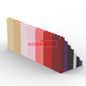 BEBRICKS <span class=keywords><strong>Série</strong></span> de pièces de construction 3622 Briques 1x3 Briques de jouets MOC Voiture RC Blocs de construction pour garçons et filles Cadeau - Product Image 4