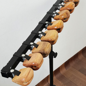 Ensembles de poissonnets en bois en gros avec support et maillet pour jeu musical, instrument de percussion pour l'éveil musical - Product Image 3