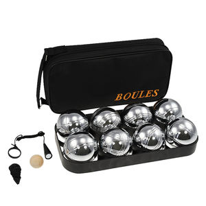 Ensemble <span class=keywords><strong>de</strong></span> boules <span class=keywords><strong>de</strong></span> pétanque <span class=keywords><strong>de</strong></span> haute qualité 8 pièces pour jeux <span class=keywords><strong>de</strong></span> famille en plein air pour adultes et enfants livré avec sac <span class=keywords><strong>de</strong></span> transport - Product Image 1