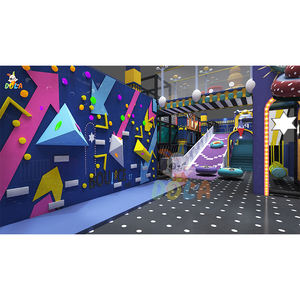 Jeux de parcours d'obstacles les plus populaires pour enfants, jeux d'intérieur, château de terrain de jeu, équipement de terrain de jeu, grand toboggan, ensemble d'équipements de jeu souple - Product Image 1