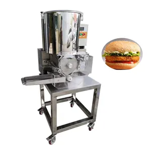 Pépites de poulet industrielles automatiques Hamburger de pommes de terre Burger de viande de boeuf galette formant la machine prix