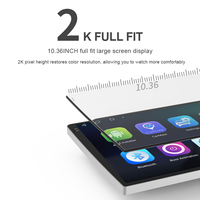 LAESD Autorradio Android con Pantalla QLED de 9 Pulgadas GPS CarPlay 2 Din 4G 6G 8G 32G 64G 128G Estéreo para Coche