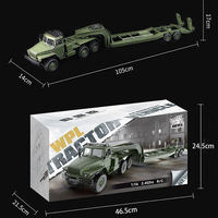 Heißer Verkauf 1/16 6*6 Ferngesteuertes WPL B36-3 Anhänger-Transportfahrzeug RC Simulierter Kampftruck für Jungen und Mädchen