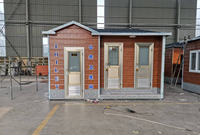Toilettes publiques mobiles de construction moderne pour les attractions touristiques Service longue durée en acier inoxydable antirouille