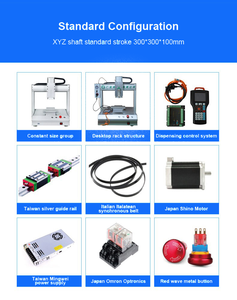 50MLシリンジUV接着剤ディスペンサーロボットデスクトップCNC 3軸ロボット自動接着剤ディスペンサー - Product Image 3