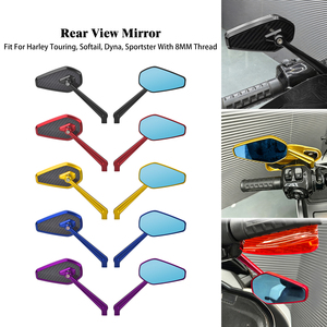 Rétroviseurs <span class=keywords><strong>de</strong></span> <span class=keywords><strong>guidon</strong></span> en fibre <span class=keywords><strong>de</strong></span> carbone pour <span class=keywords><strong>moto</strong></span> Harley Touring Softail Dyna Sportster Street Glide Road Glide - Product Image 1