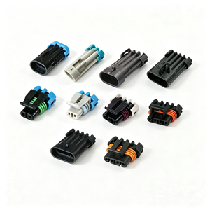 Konektor Otomatis Aptiv Seri 1.5 Pin 2 3 4 Male Female 1205264 Kabel Harness Kedap Air Terminal Konektor - Product Image 1