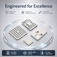 Caja de protección EMI RF de hojalata personalizada para PCB SMT, estampado de precisión a nivel de placa, cubierta de blindaje OEM