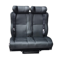 Siège-lit pour camping-car, pivotant, inclinable, réversible, certifié 3C, personnalisable de 1 à 4 places, en cuir, différentes couleurs, conversion de fourgon