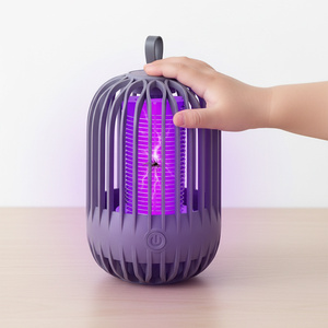 Lámpara antimosquitos, descarga eléctrica, recargable por USB, luz antimosquitos, trampa para atrapar moscas, máquina repelente, luz ultravioleta - Product Image 1