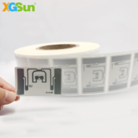 XGSun Vente en gros Mini étiquette RFID UHF U9 certifiée ARC étanche 54*34 Patch pour pneu 860-960MHz conforme à la norme ISO/IEC 18000-6C