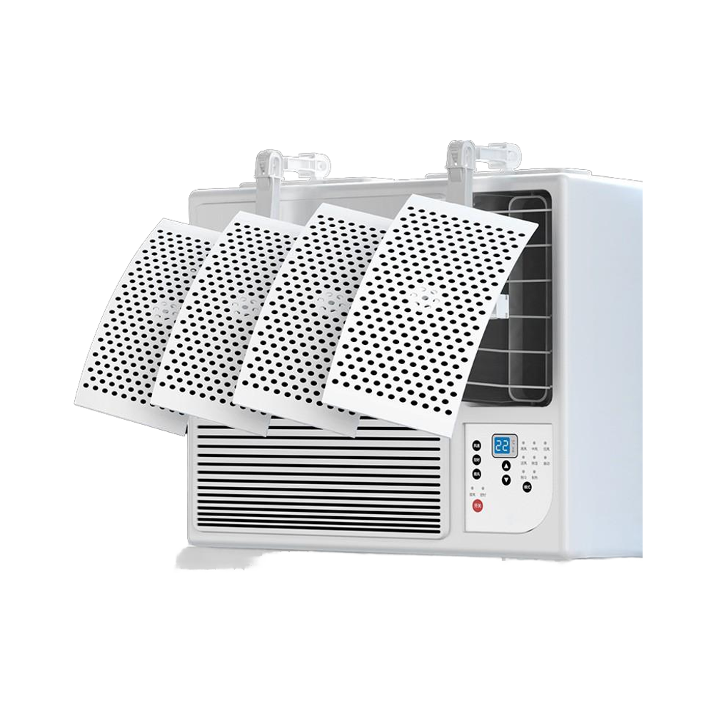 2024 Easy-to-Install ABS Home <strong>Window</strong> Air Conditioning <strong>Guide</strong> Plate Outlet Anti-Direct Blowing Windshield for Conditioner Parts