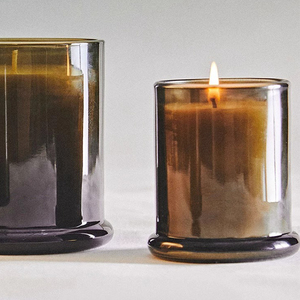 BELLE VOUS Porta Candele in Vetro con Candele Bianche Tea Lights (48pz
