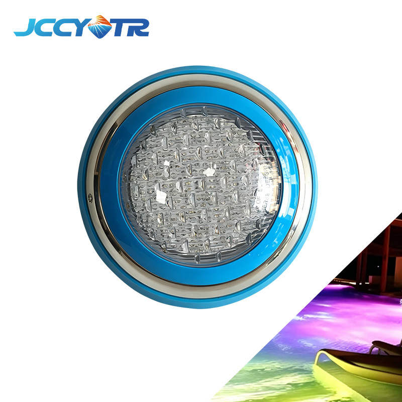 Super Bright 3500K Warm White LED Underwater Swimming Pool Lights IP68 Waterproof 35W Stainless Steel Wall-Mounted Decorative