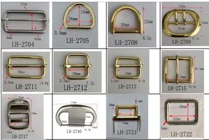 Herrajes de Moda al por Mayor para la Fabricación de Bolsos, Hebillas Metálicas Libres de Níquel, Hebillas Pequeñas Doradas para Bolsos y Cinturones - Product Image 5
