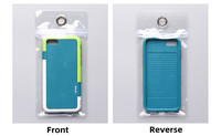 Vente en gros d'usine OEM sac zip-lock en PVC taille personnalisée sac d'emballage zip-lock suspendu avec logo pour étui de téléphone portable