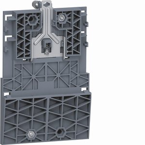Adattatore per guida DIN Hager per interruttore automatico scatolato H3+ P160 3P 4P 13X3X20 cm - Product Image 1