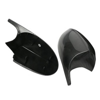 JDMotorsport88 Cubiertas de Espejos Retrovisores Laterales de Fibra de Carbono ABS Negras para BMW Serie 1 E81 E87 2007-2010