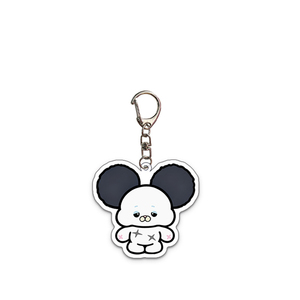 NASNAK Custom Wholesale PVC Cartoon UV Printed Acrylic <b>Keychain</b> Pendant Band Image Schoolbag Accessories Fashion Trend High - Product Image 4
