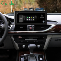 Unité principale de voiture Krando 12.3 "pour Audi A6 S6 A7 C7 RS7 RS6 S7 2012 + Navigation de voiture Android multimédia sans fil Apple Carplay 4G DSP