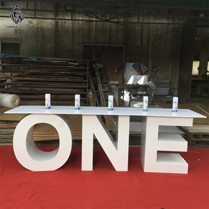 Party Supplies One Year <strong>Birthday</strong> Decor, ONE Letter <strong>Table</strong> for One Year Old <strong>Birthday</strong> Party Event Decorations - Product Image 4