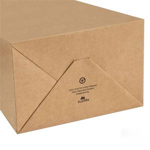 Bolsa de Papel Kraft Colorida con Asa Retorcida para Empacar Regalos, Dulces o Productos con Logotipo Personalizado para Promociones y Compras - Product Image 4
