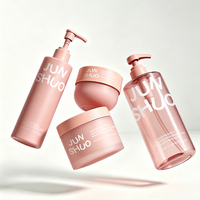 Flacon pompe mat pour shampoing, pot à gommage à large ouverture 125ml-500ml, couleur personnalisée, pour lotion, poudre libre, perruques