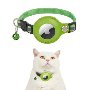 Wholesale Tactical Ribbons Eco-Friendly Nylon Anti-lost <b>Cat</b> <b>Collar</b> <b>with</b> Airtag <b>Tracker</b> Protection Reflective Smart Tracking - Product Image 1