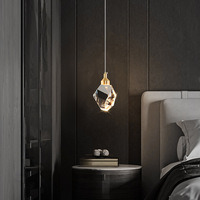 Lampe suspendue en cristal K9 de luxe, éclairage LED en cristal, éclairage intérieur moderne, luminaires suspendus décoratifs en cristal, salle à manger, chevet