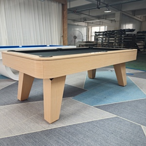 Table de <span class=keywords><strong>billard</strong></span> de luxe moderne avec cadre en bois massif, plateau en ardoise, feutre multicolore et poches de récupération, disponible en 7ft, 8ft, 9ft - Product Image 5