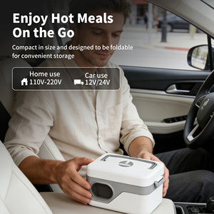 Boîte à lunch électrique 12V/24V/220V pour voiture et maison, grande capacité 1,5L, chauffage rapide, anti-fuite, chauffe-aliments - Product Image 3