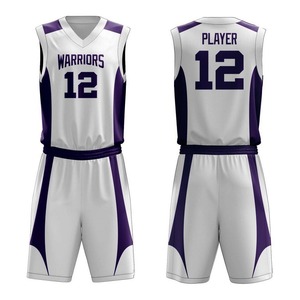 OEM Wholesale Gym Basketball Uniform Set Full Sublimation Custom Logo Embroidery Breathable Pocket - Product Image 1