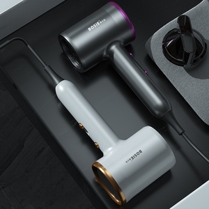 ไดร์เป่าผมเสียงเบา ความเร็วสูง พกพาสะดวก ใช้ในบ้าน ไดร์เป่าผมแบบไอออนิก ลดการชี้ฟู สำหรับผู้หญิงและผู้ชาย - Product Image 2