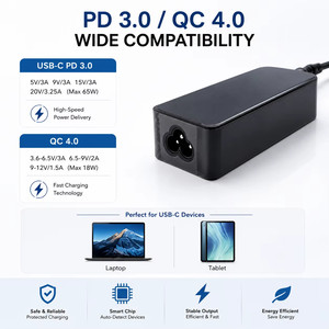 Type-<b>C</b> Factory Wholesale 65W <b>USB</b> <b>C</b> Laptop Charger 20V 3.25A Type <b>C</b> <b>Adapter</b> for Lenov Notebook OEM ODM - Product Image 5