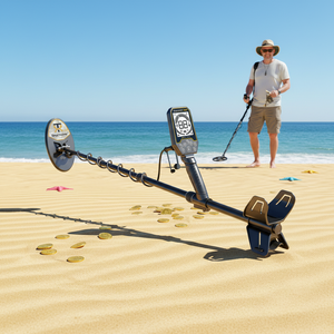Détecteur d'or longue portée 24K Skycruiser pour la prospection de trésors, détecteur de métaux professionnel étanche pour pépites d'or - Product Image 1