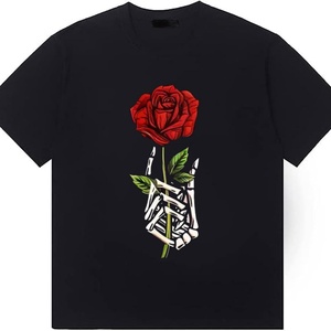 Men's Oversized Sporty 100% Cotton Graphic T-<b>Shirts</b> Anti-Wrinkle Breathable Summer Casual Rapper Streetwear <b>Y2k</b> - Product Image 1