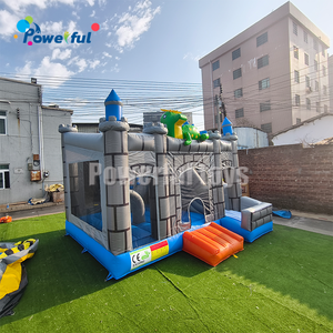 Fête tropicale commerciale location dinosaure jurassique château sautant prix combinaison sèche gonflable livraison dans les 7 jours - Product Image 3