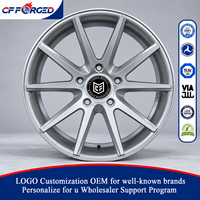 Vente flash - Jantes en alliage forgé monobloc V Spoke 19x9.5 20x10.5 argent brossé 5x112 pour BMW M4 Coupé G82