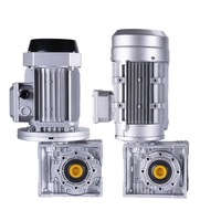 Réducteur de vitesse à vis sans fin série NMRV Moteur électrique avec 3 phases 4 pôles 50 Hz 220V/380V/400V Aluminium OEM Pas à pas acceptable 1.2